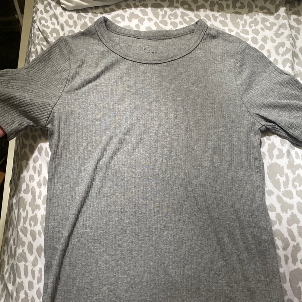 Target ribbed form fitting t shirt